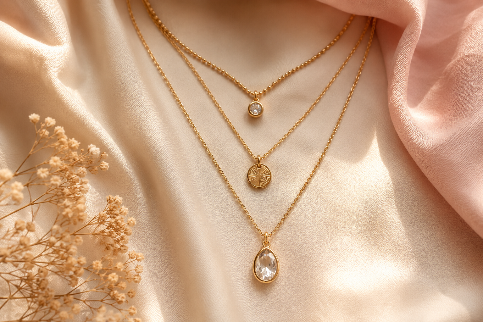 How to Layer Necklaces Without Looking Cluttered