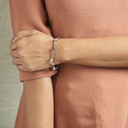Blush Violet Leaf Tulip Bracelet