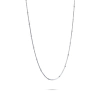 Slim Silver Chain Necklace