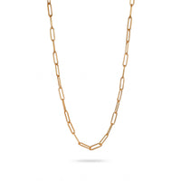 Elara Textured Link Chain Necklace
