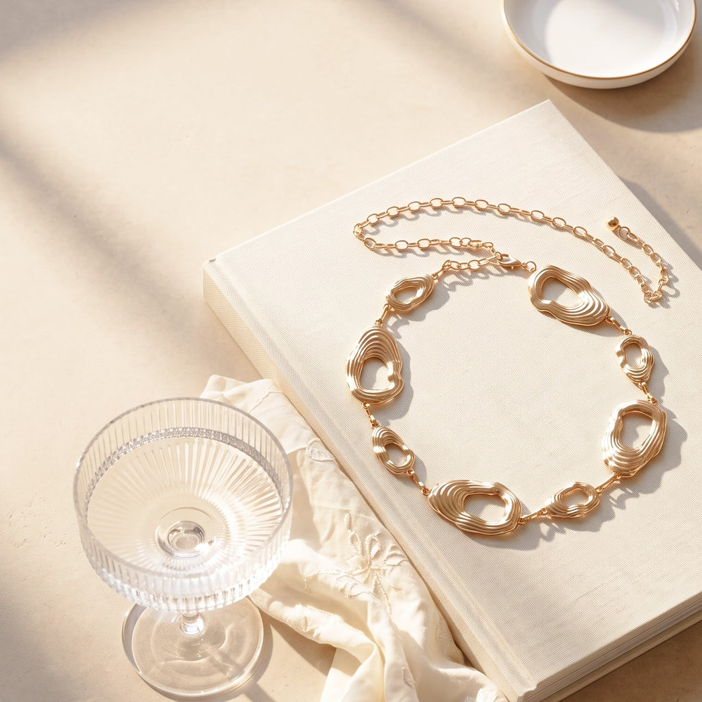Twisted Oval Link Waist Chain