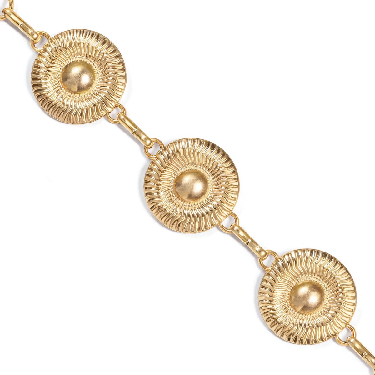 Riva Sunburst Charm Belly Chain