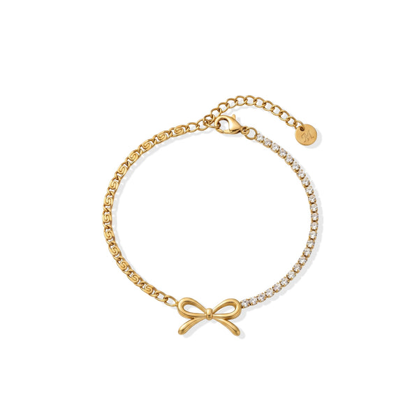 Bow Spark Duo Chain Bracelet