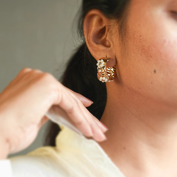 Pearl Bloom Luxe Earrings