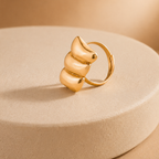 Sculpted Triple Wing Statement Ring