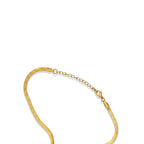 Flat Gold Chain Necklace
