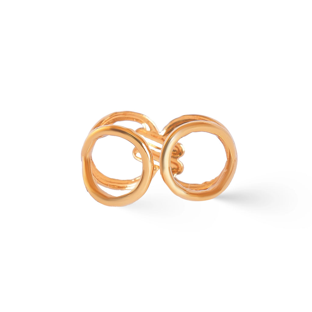 Interlocked Oval Knot Ring