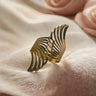 Gold and silver adjustable bracelet