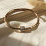 Gold-plated kada bracelet for women