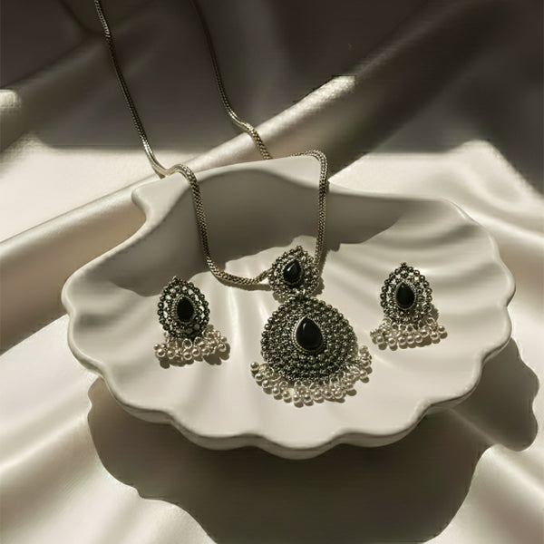 Silver Bloom Statement Necklace