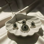 Silver Bloom Statement Necklace
