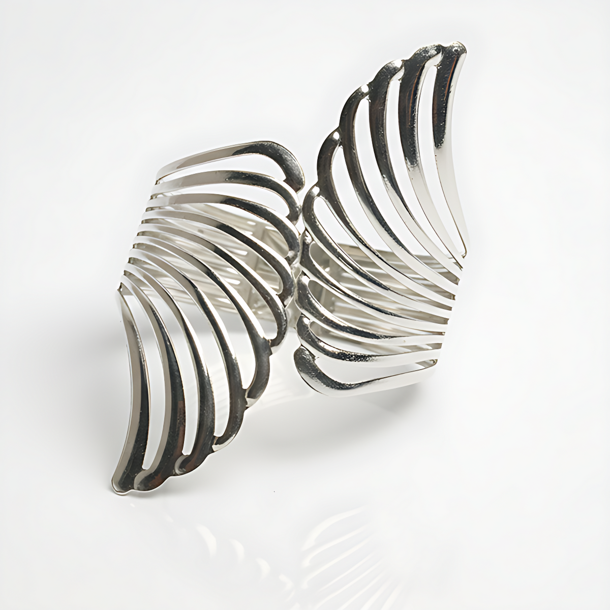 Gold and silver adjustable bracelet