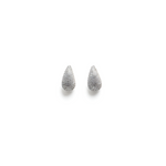 Golden Dewdrop Crystal Stud Earrings