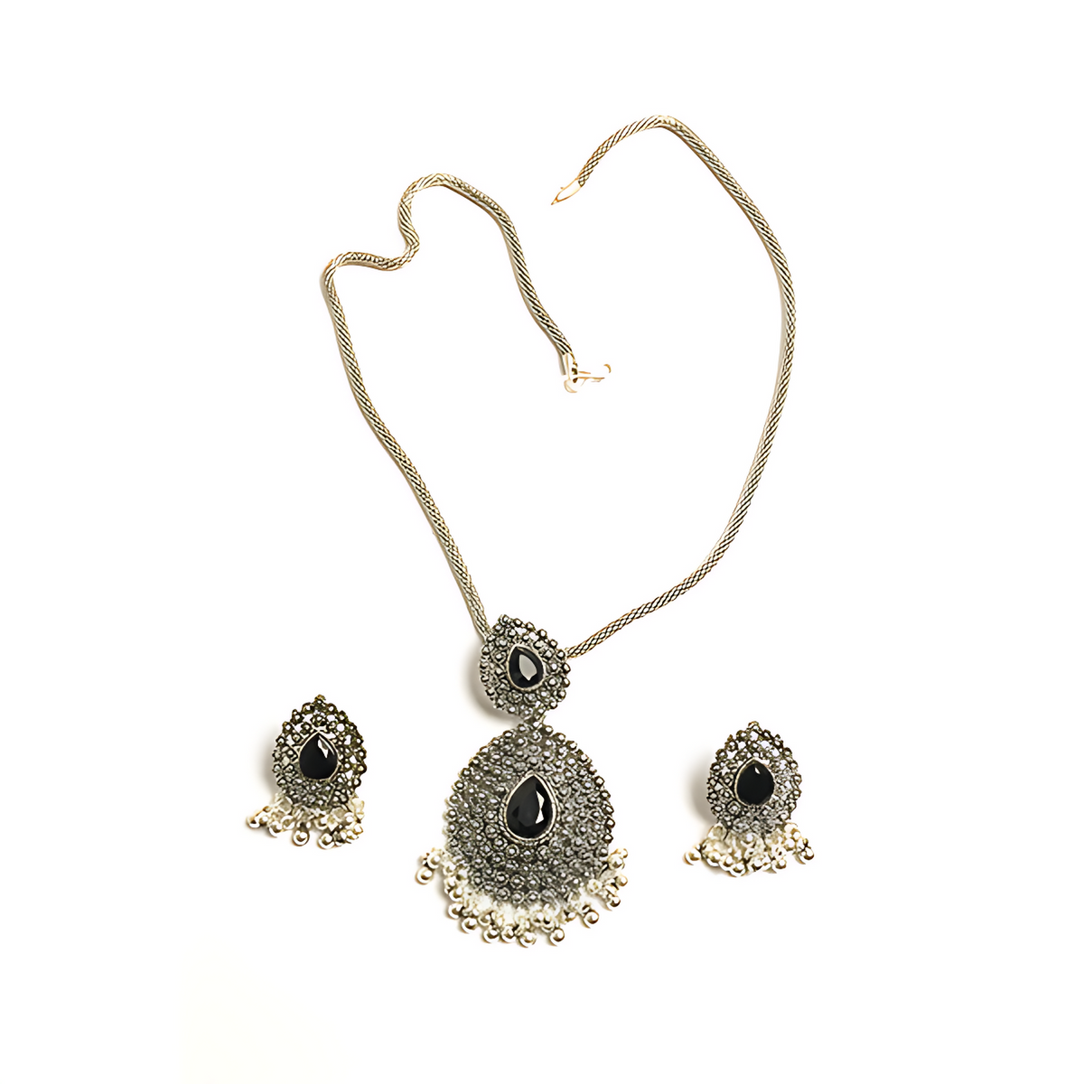 Silver Bloom Statement Necklace