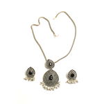 Silver Bloom Statement Necklace