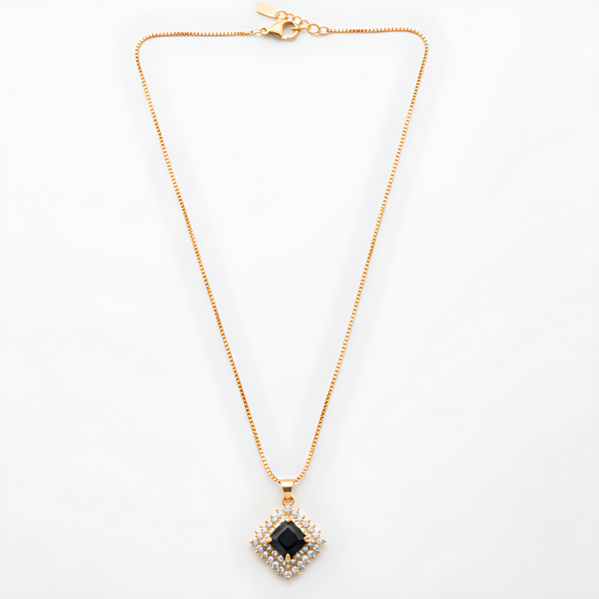 Midnight Prism Charm Necklace