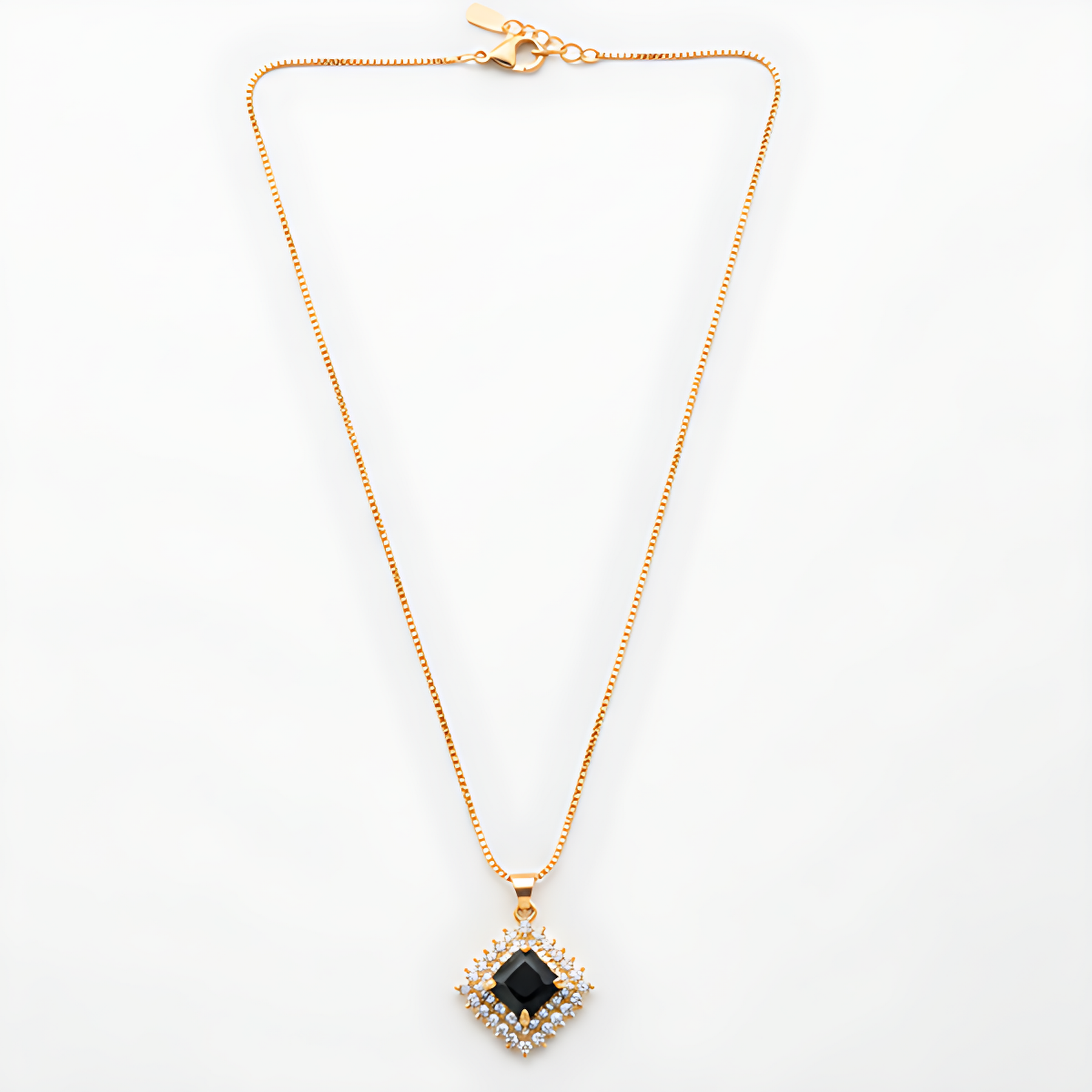 Midnight Prism Charm Necklace