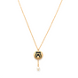 Celestial Pearl Drop Pendant Necklace