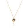 Celestial Pearl Drop Pendant Necklace
