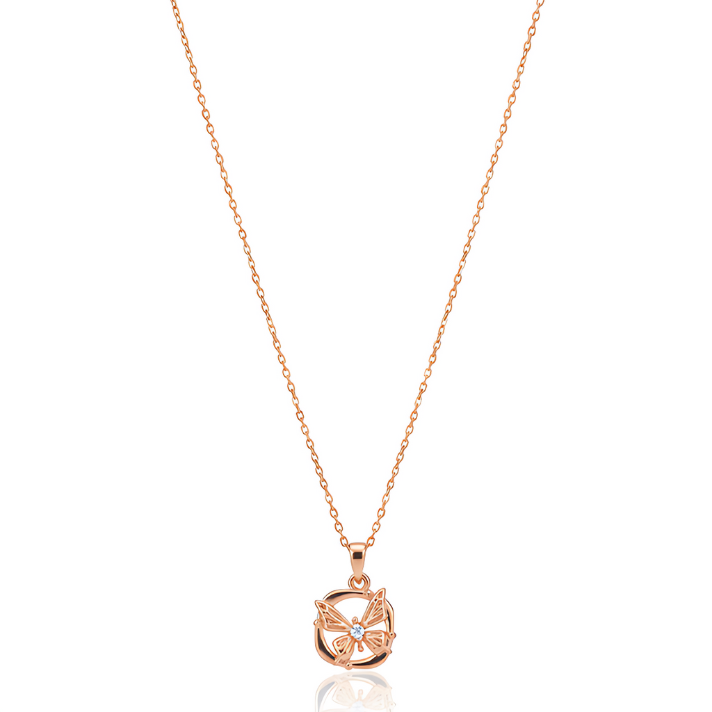Golden Aura Pendant Necklace