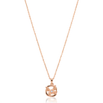 Golden Aura Pendant Necklace