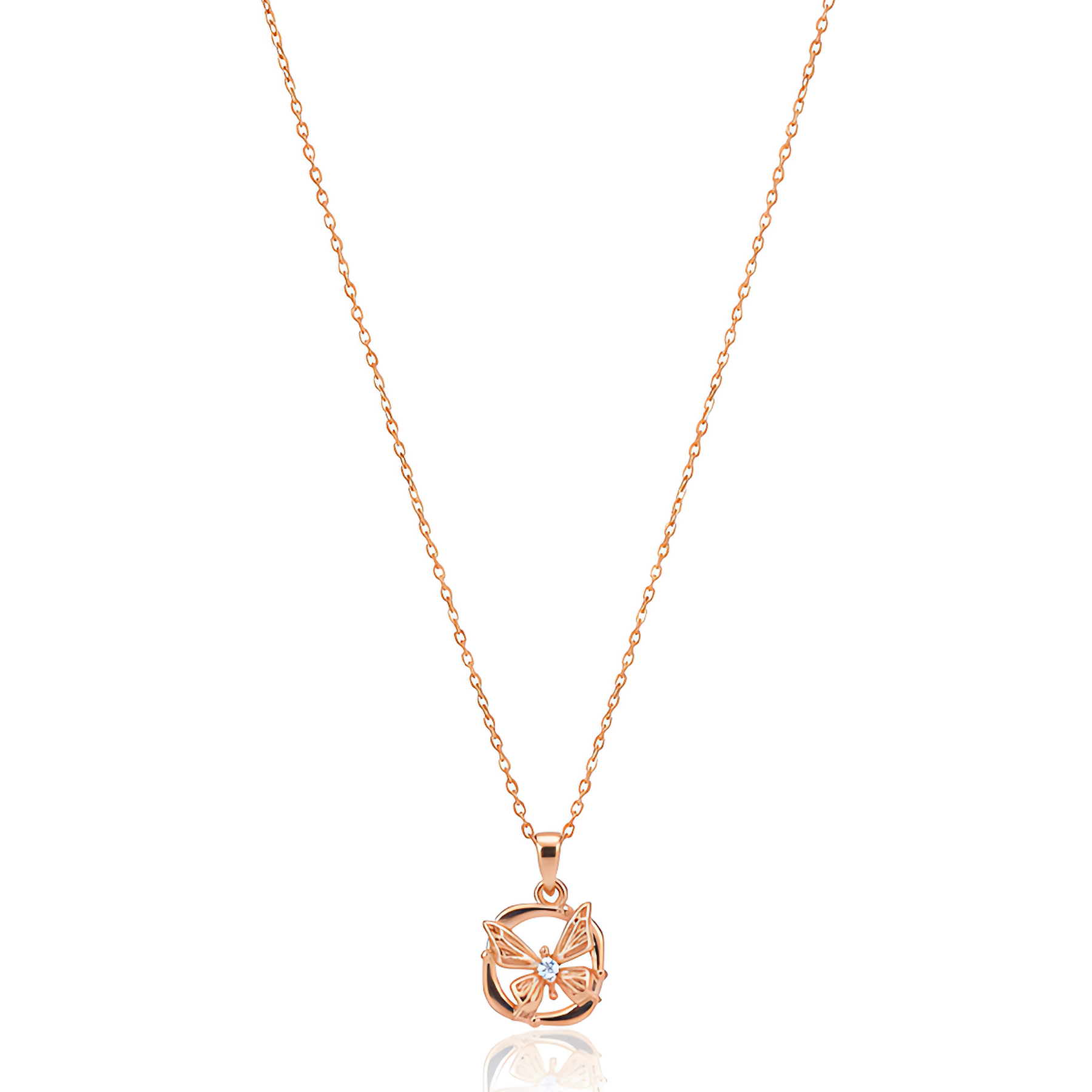Golden Aura Pendant Necklace