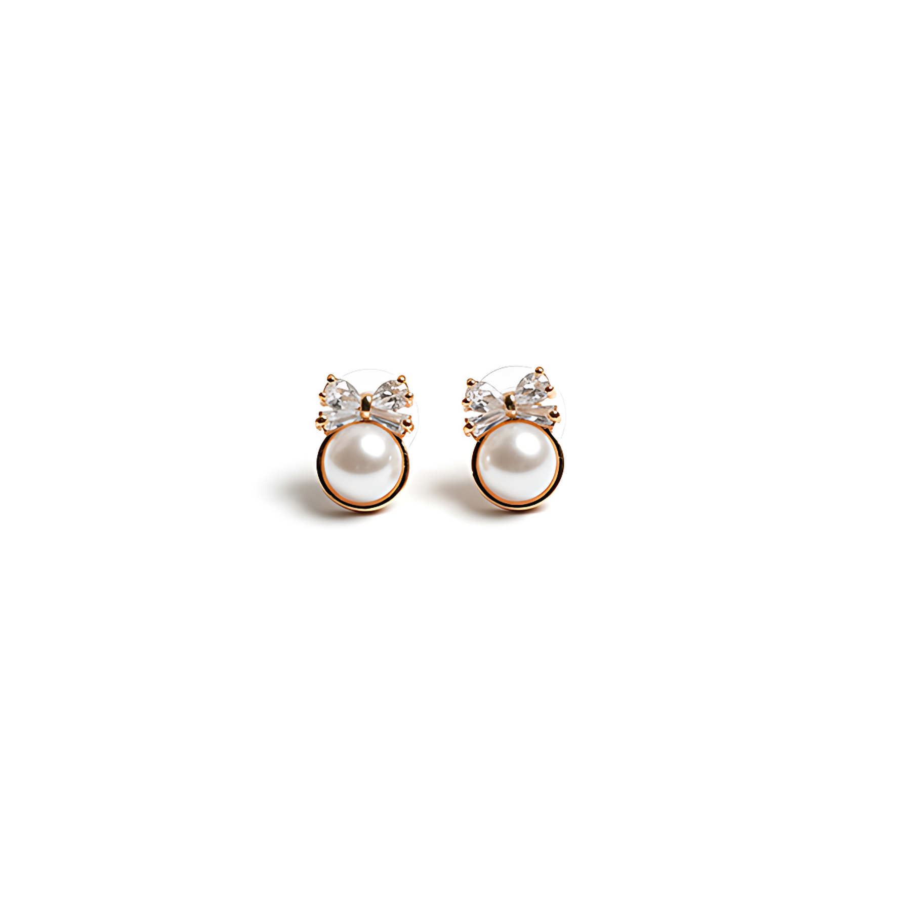 Pearl Glow Stud Earrings Set