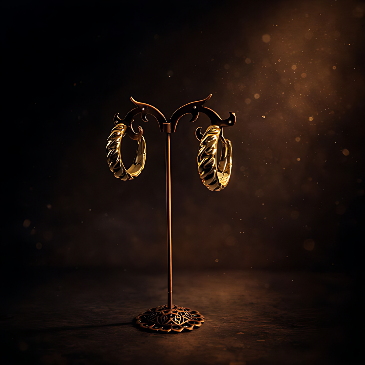 Gold Drop Earrings