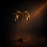 Sculpted Glow Gold Hoop Earrings