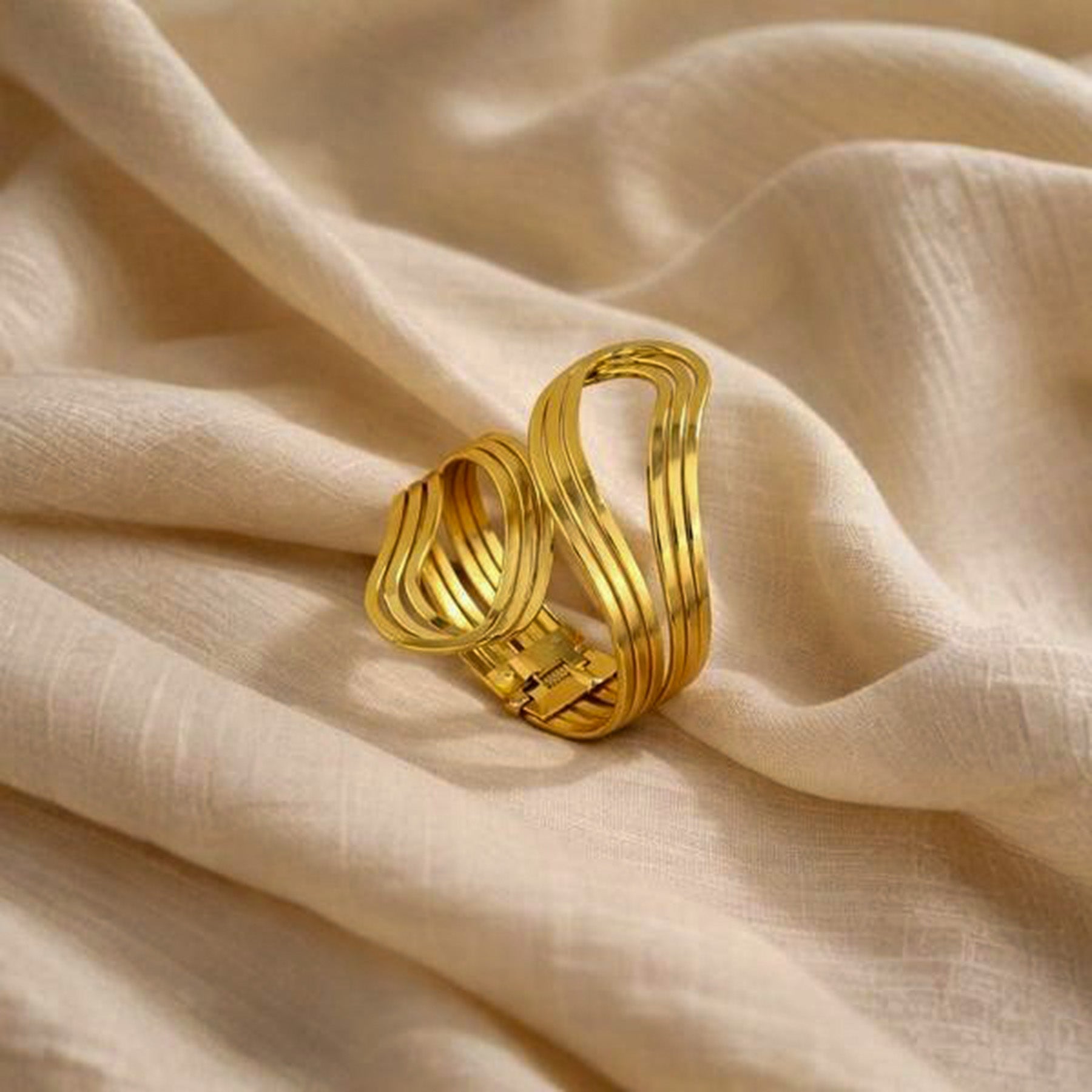 stacked cuff bracelet