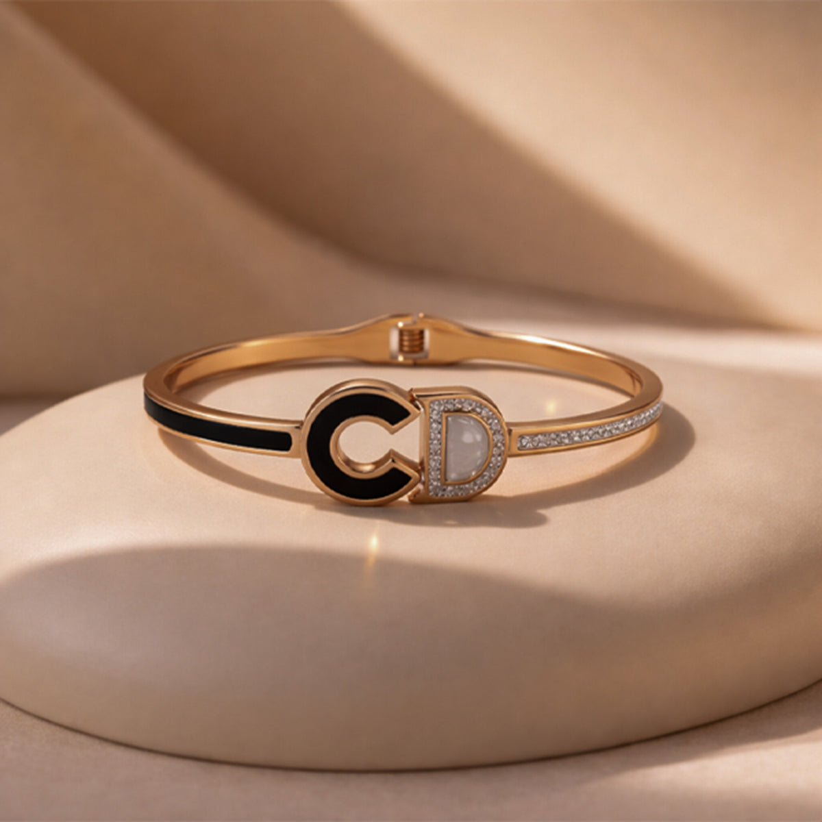 Personalized initial bracelet for women