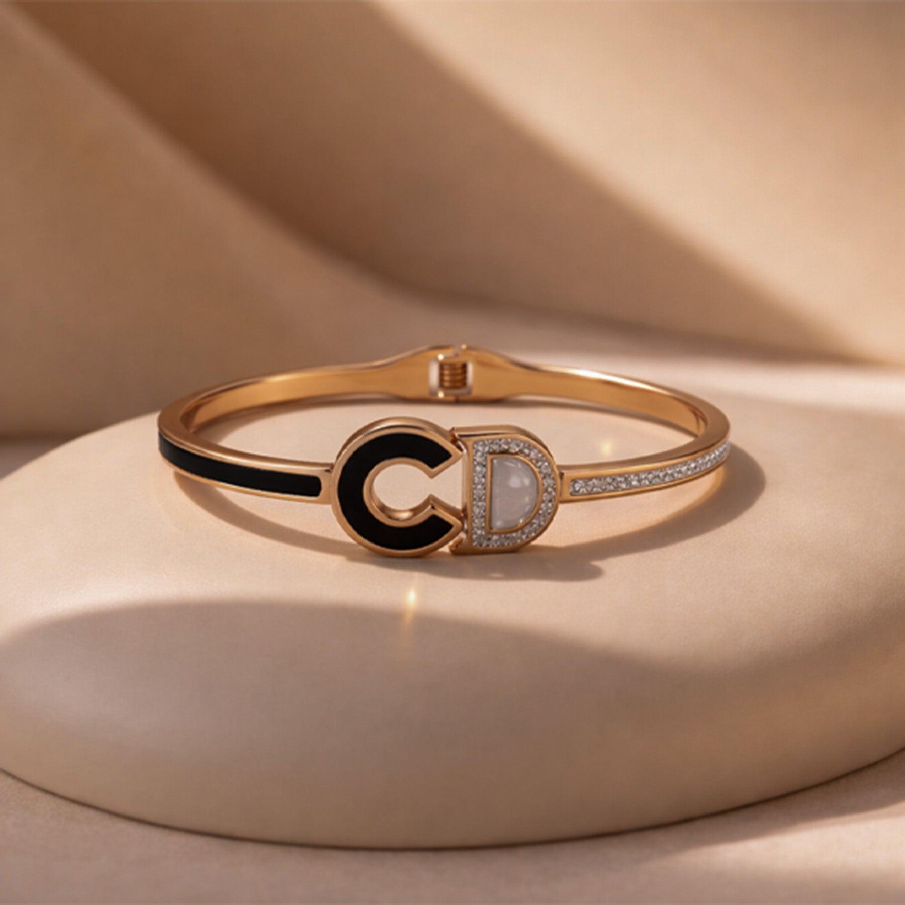 Personalized initial bracelet for women