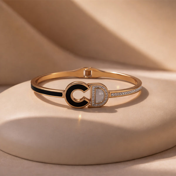 Personalized initial bracelet for women