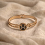 Rose gold open cuff bracelet for women