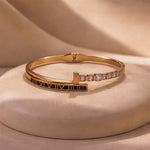 Minimalist geometric bracelet for women