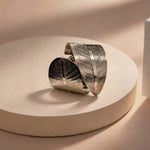 Wide statement cuff bracelet