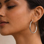 Silver Hoop Earrings