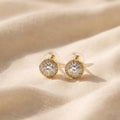 Golden Spark Stud Earrings