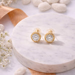 Golden Spark Stud Earrings