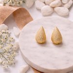Radiant Crystal Curve Hoop Earrings