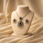 Silver Bloom Statement Necklace
