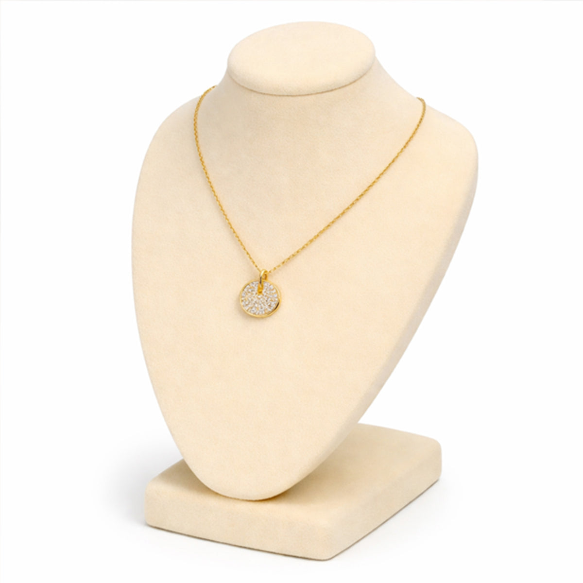 Radiant Halo Crystal Pendant Necklace