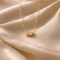 Minimal Gold Bar Pendant Necklace