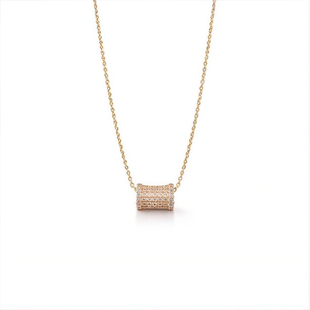 Minimal Gold Bar Pendant Necklace