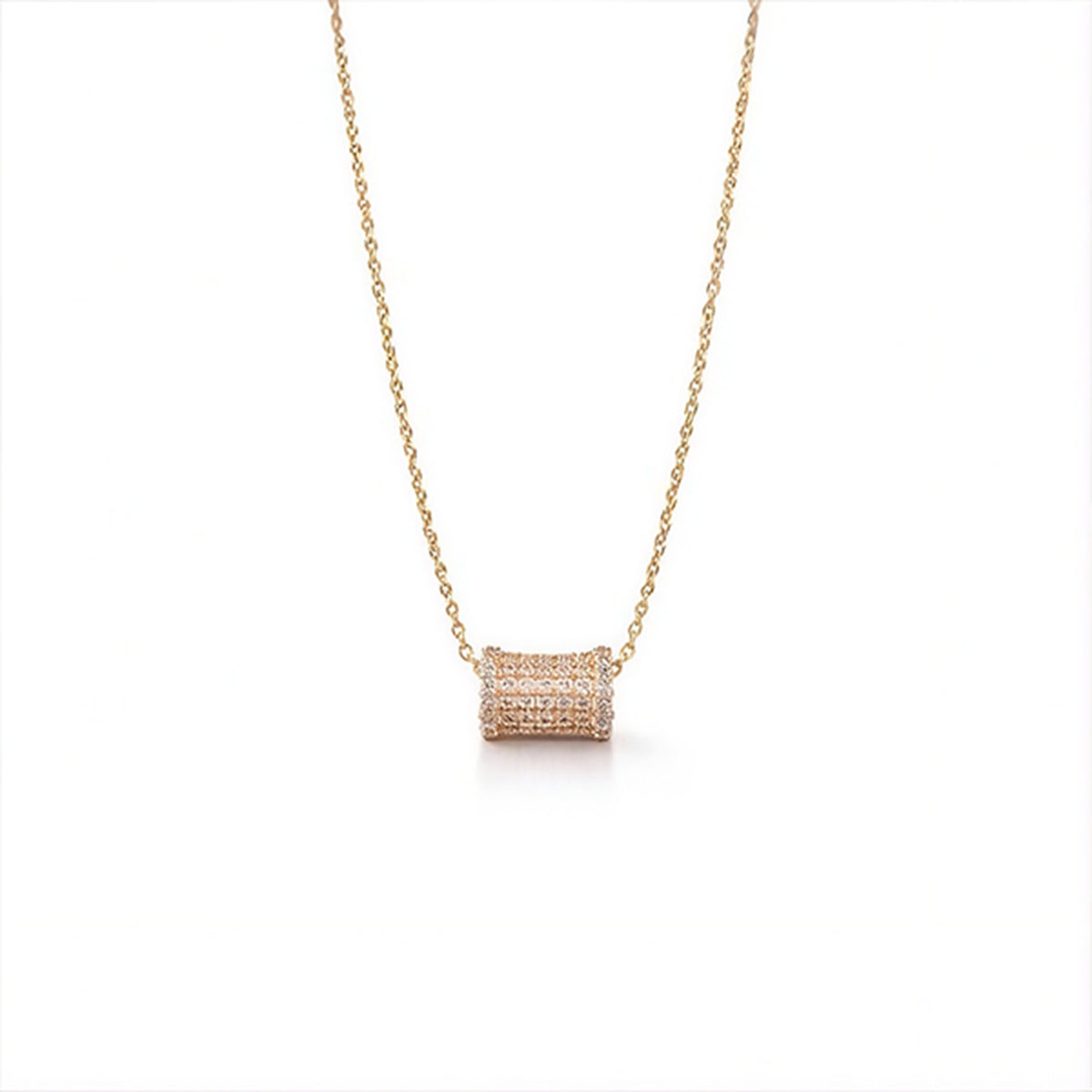 Minimal Gold Bar Pendant Necklace