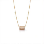 Minimal Gold Bar Pendant Necklace