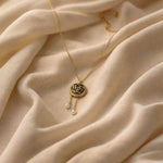 Midnight Pearl Elegance Pendant Necklace