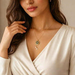 Midnight Pearl Elegance Pendant Necklace