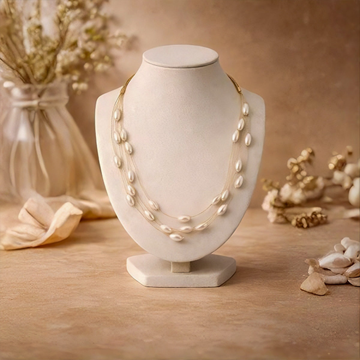 Elegant Gold Layered Charm Necklace