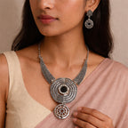 Midnight Layered Charm Necklace